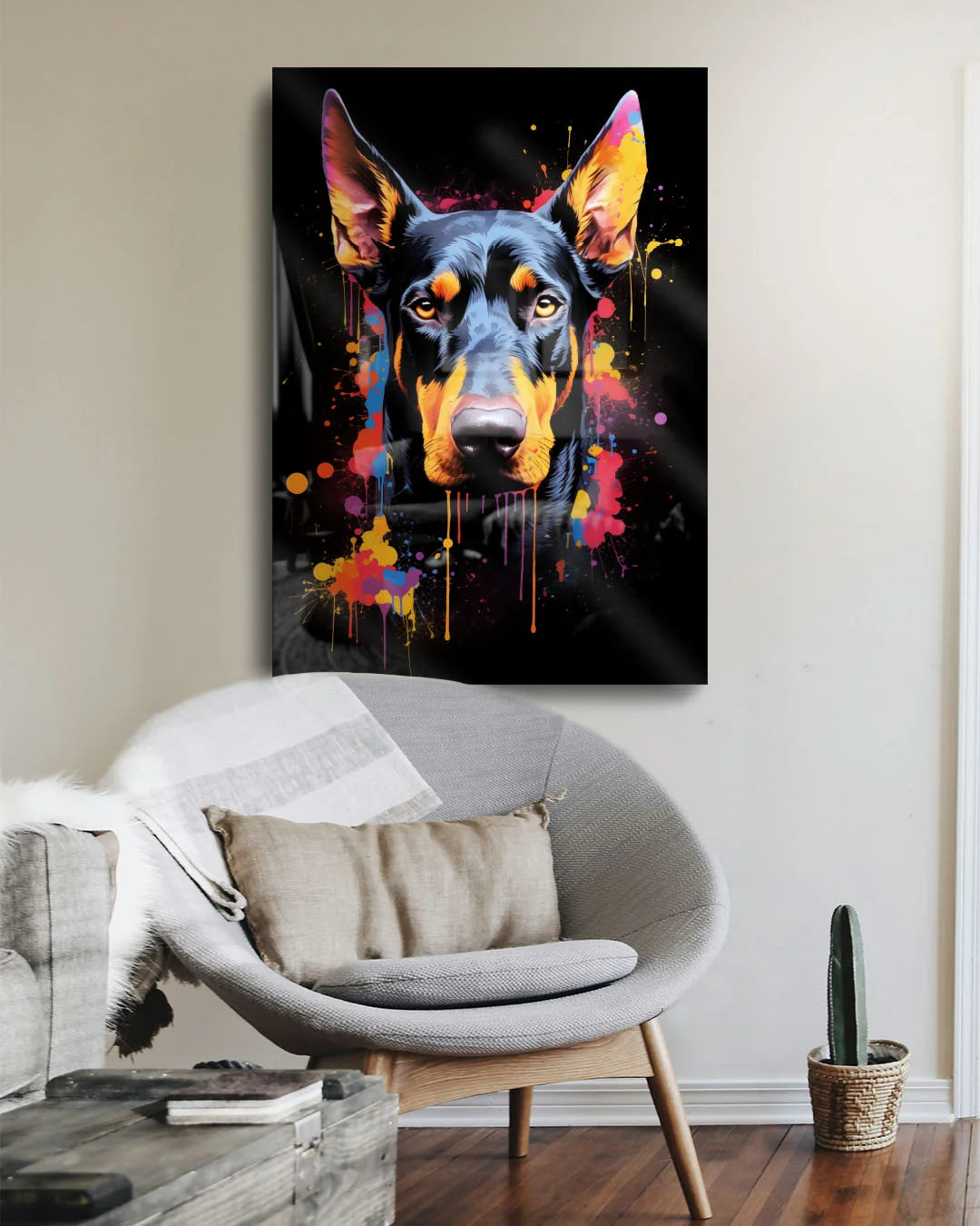 Docile Doberman