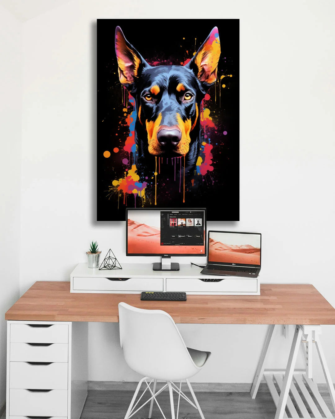 Docile Doberman