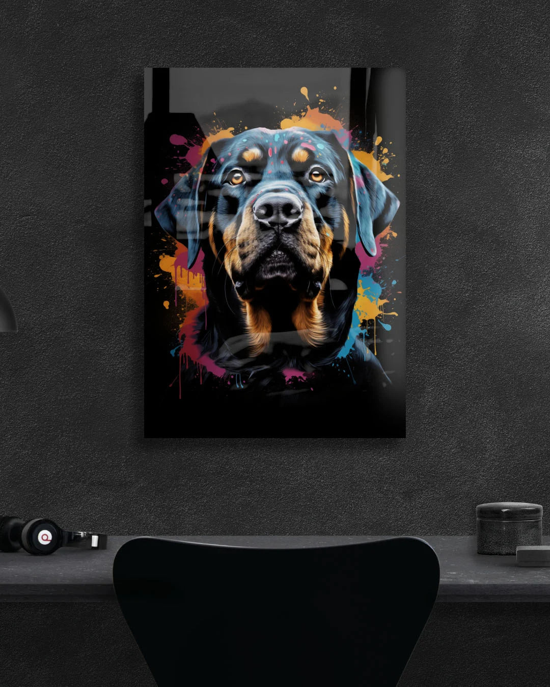 Relaxed Rottweiler
