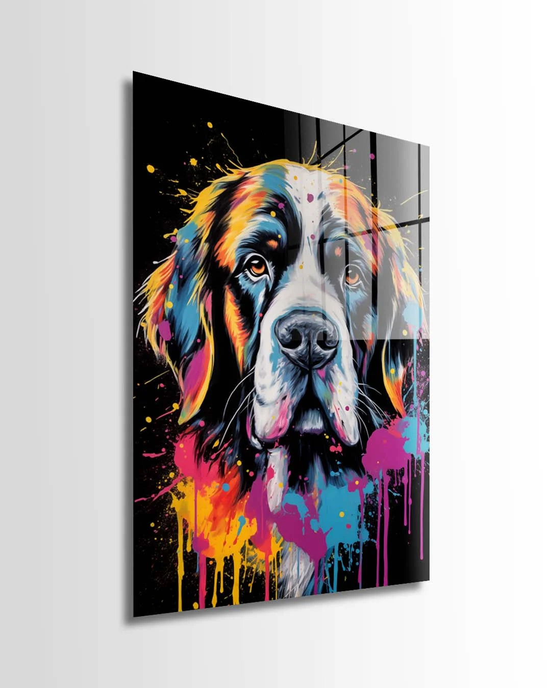 Slobbery St Bernard