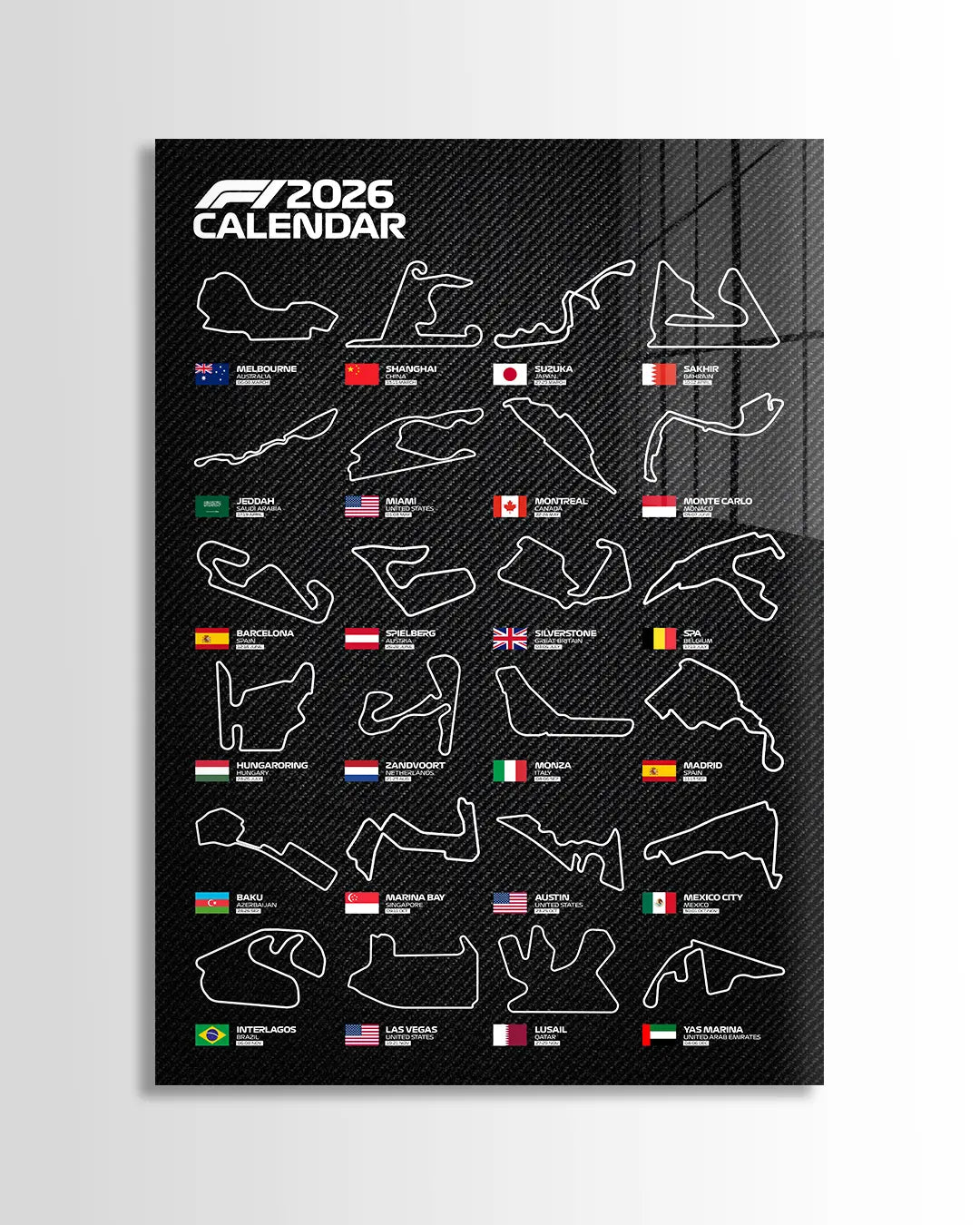 F1 Calendar 2026
