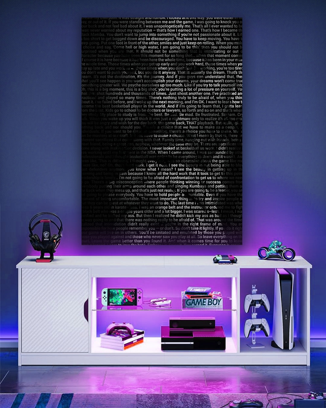 Kobe Bryant Basketball Wall Art Print