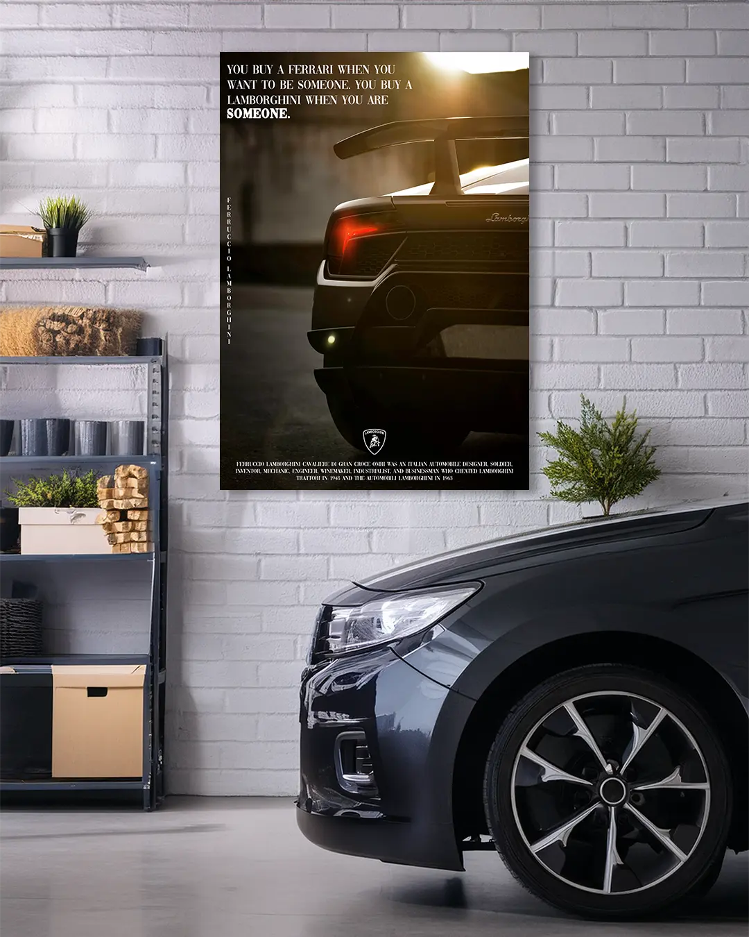 Lambo Motivation Car Wall Art Print by PatrykB
