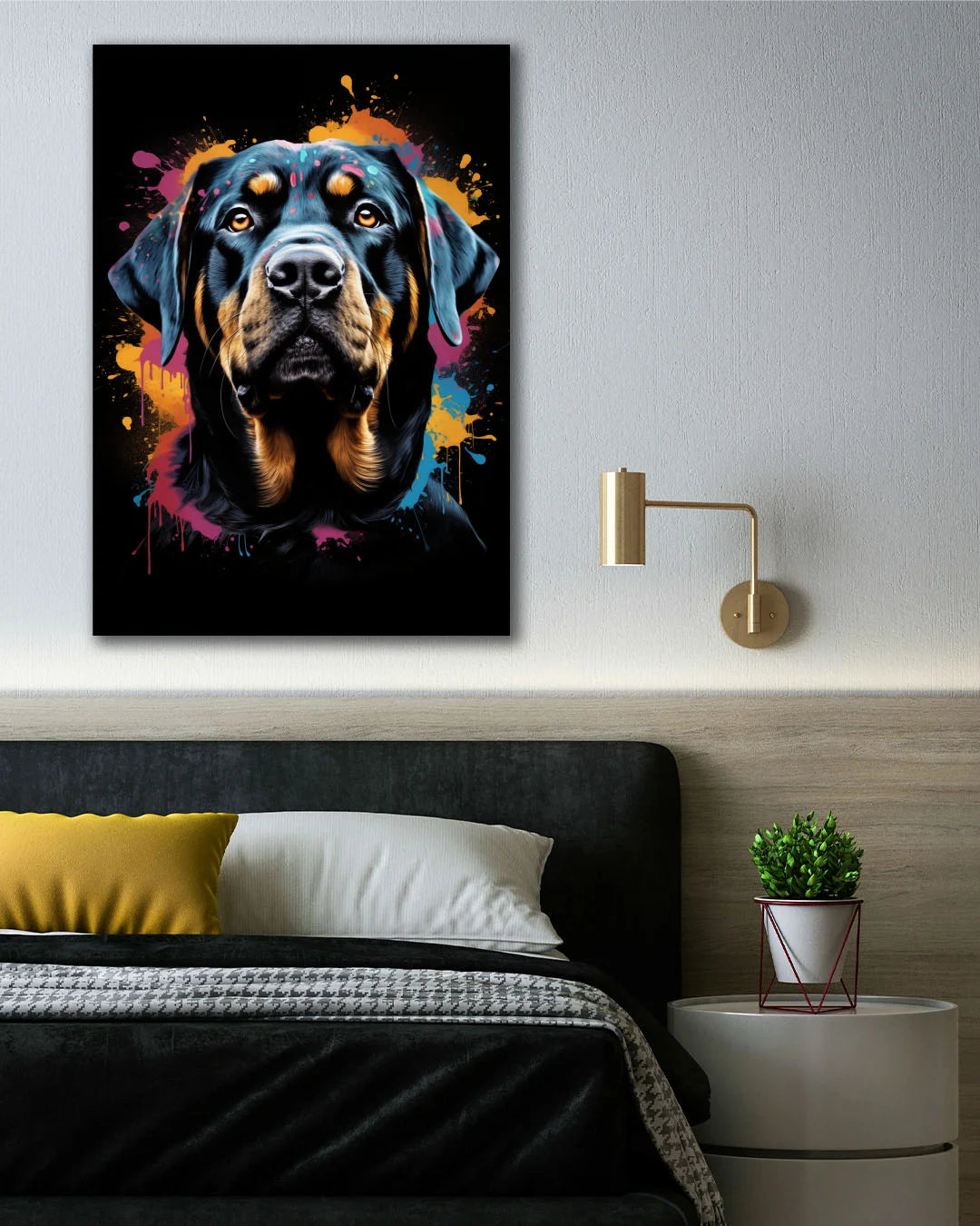 Relaxed Rottweiler