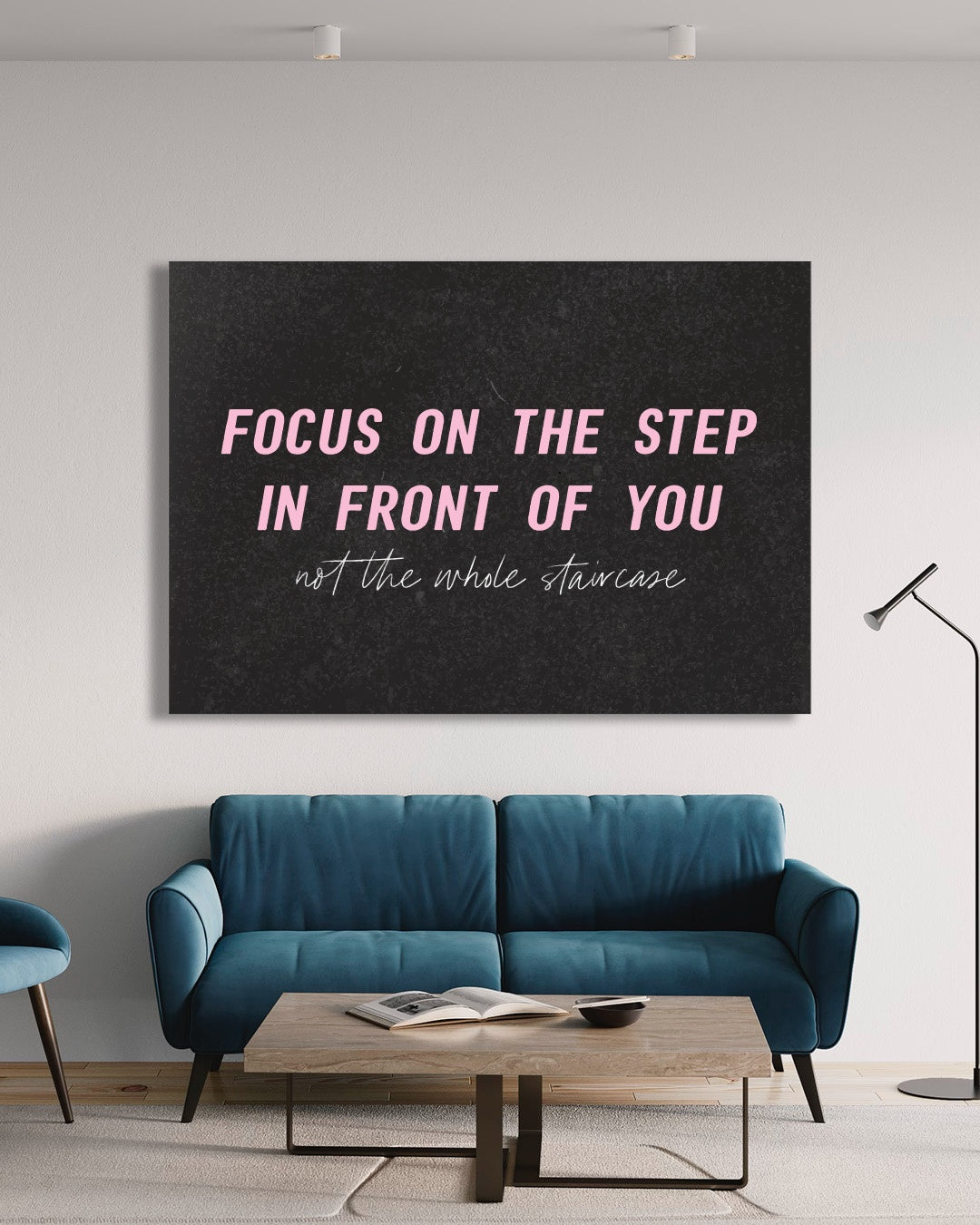 Focus Motivational Quote Wall Art Print