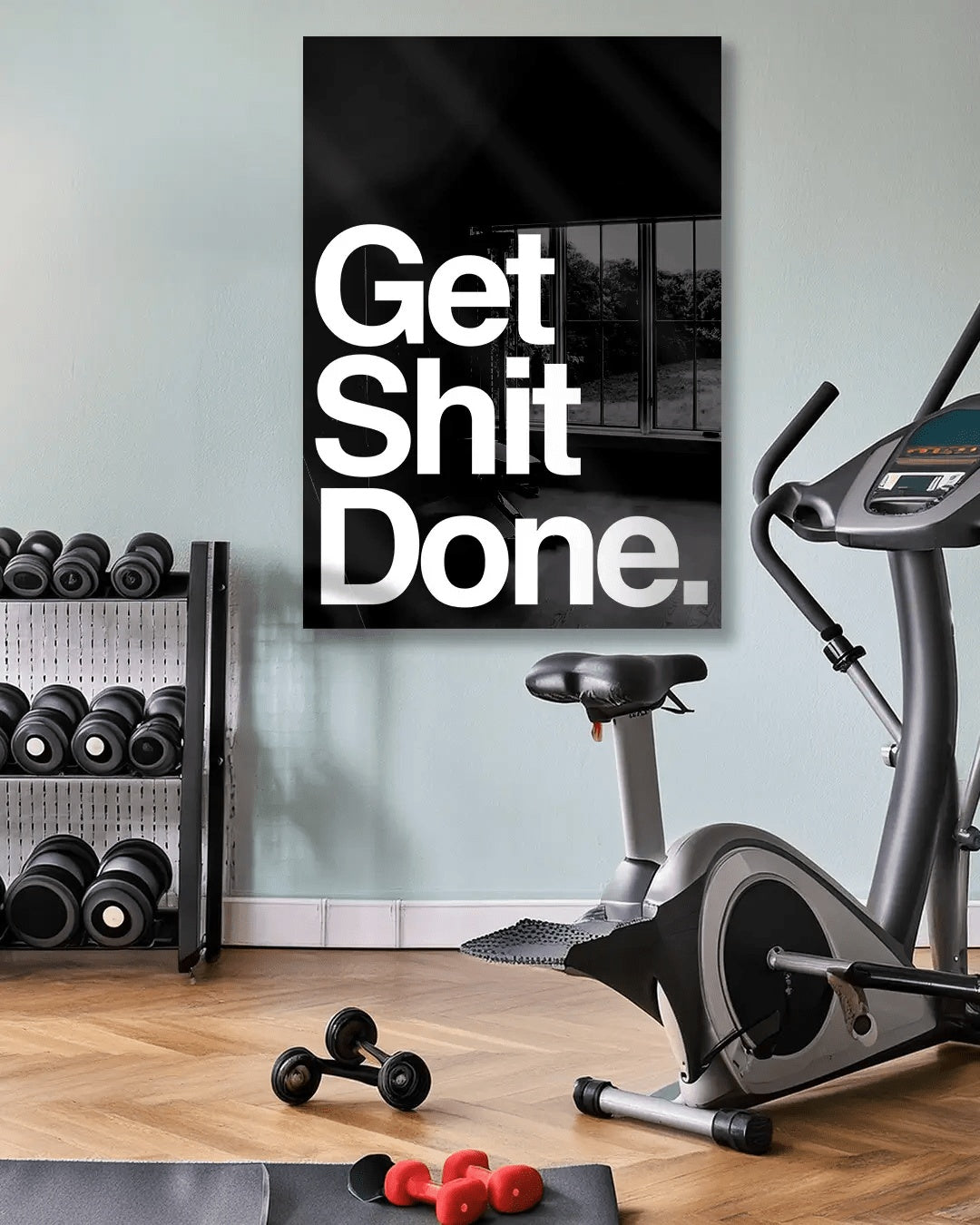 Get Shit Done Motivational Wall Art Print