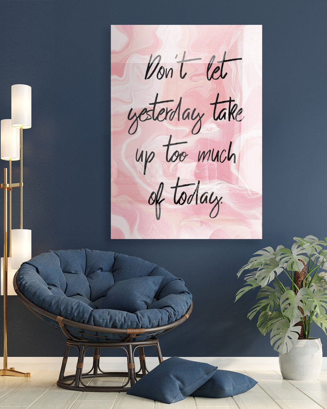 Look Forward Motivational Quote Wall Art Print