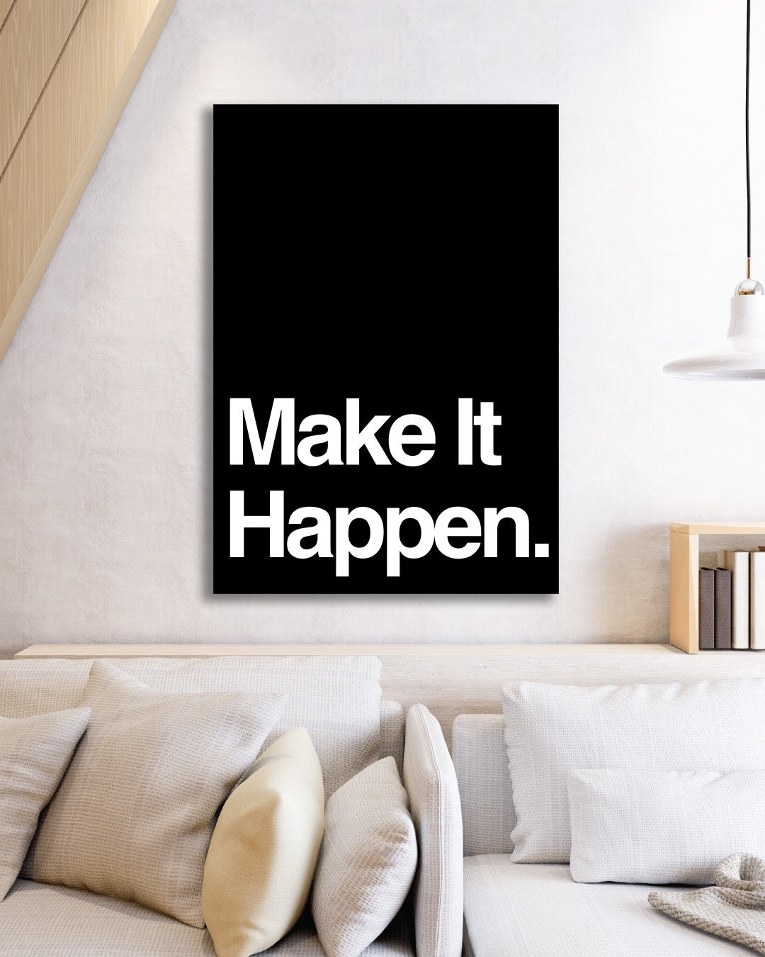 Make It Happen Motivational Wall Art Print