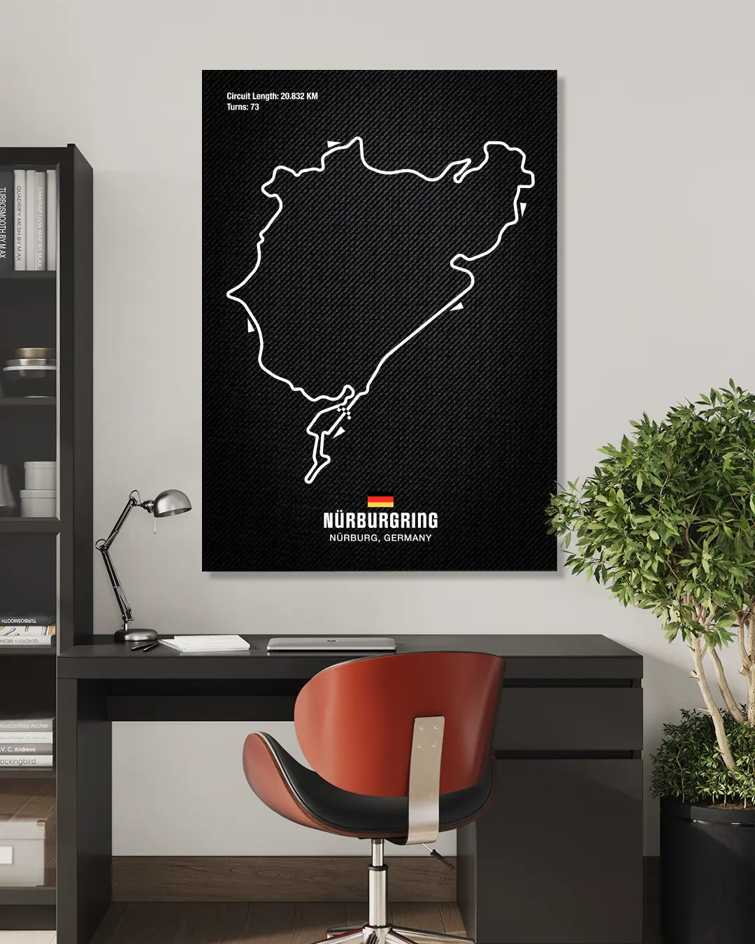 Nurburgring Circuit Motorsport Wall Art Print