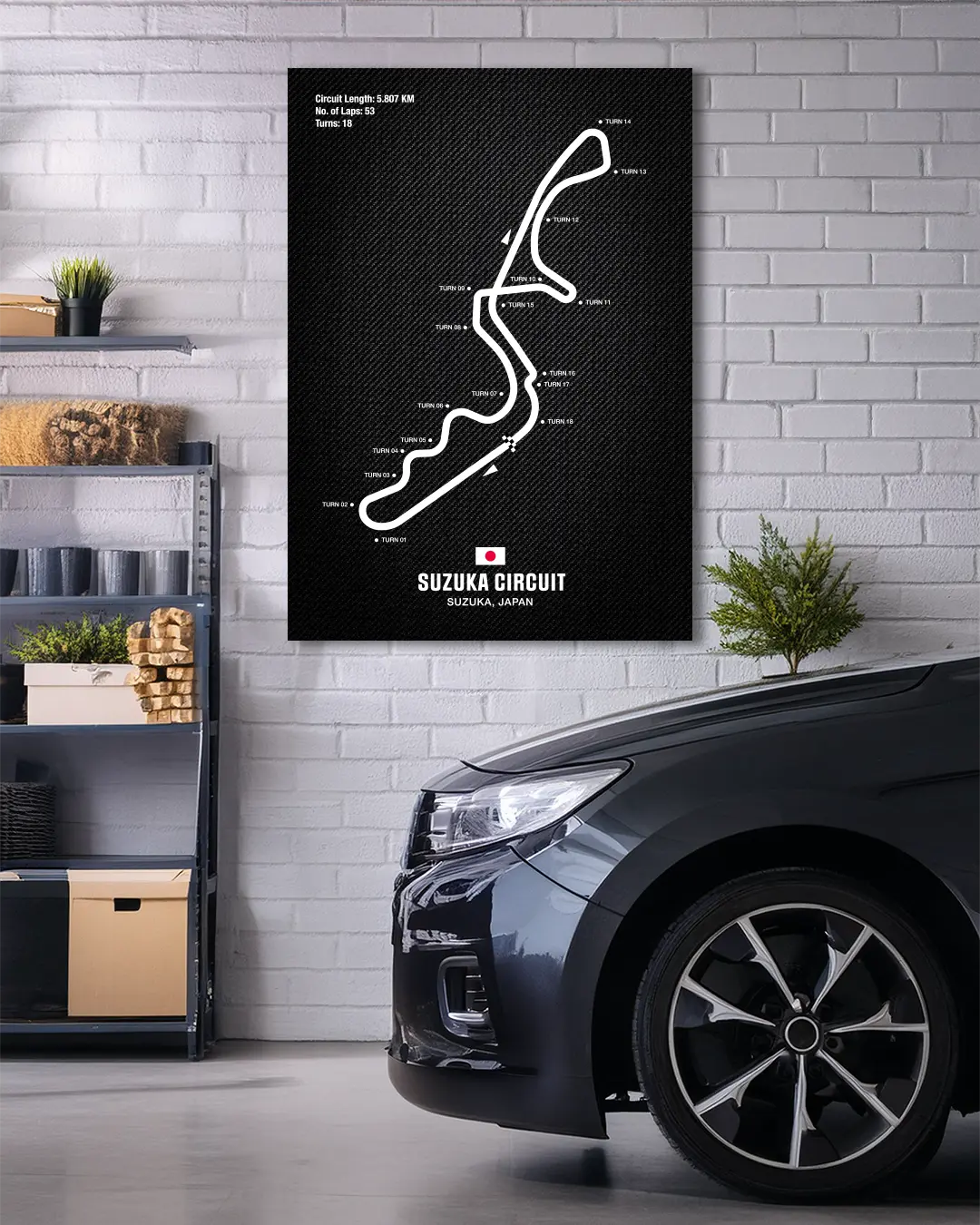 Suzuka Circuit Motorsport Wall Art Print